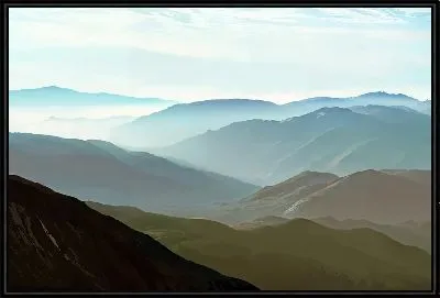 Картина Туман над горами №19