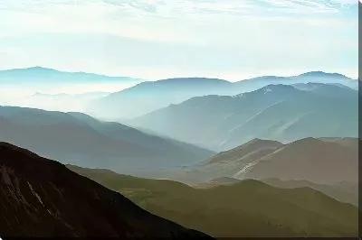 Постер Туман над горами №19