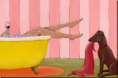 Картина маслом Релакс в ванне