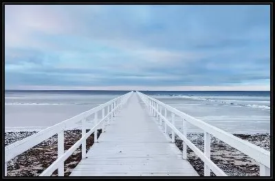 Картина Мостик в море №5