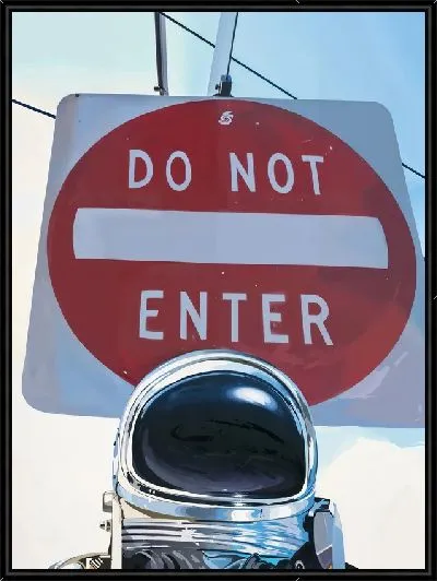 Картина Do not Enter