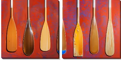 Модульная картина Вёсла