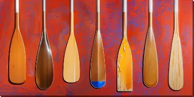 Картина маслом Вёсла