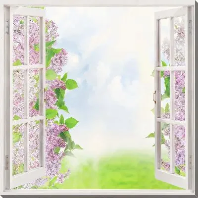 Картина маслом Фальш-окно