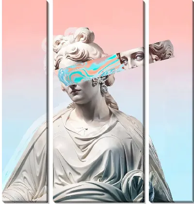 Вандал-статуя