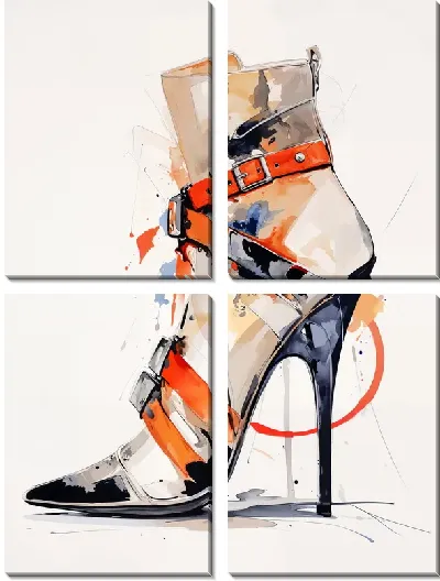 Модульная картина Туфли №14