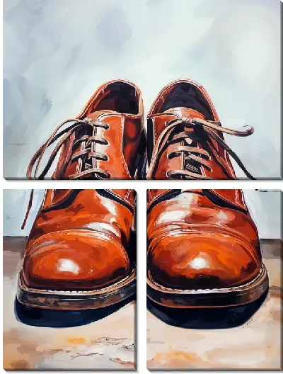 Модульная картина Мужские туфли №15