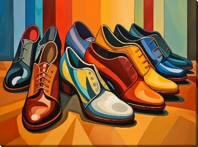 Картина маслом Мужские туфли №24