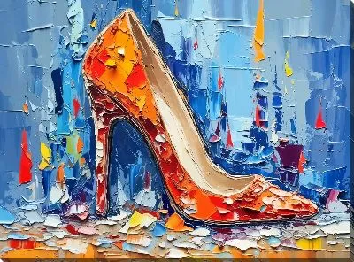 Картина маслом Туфли №27