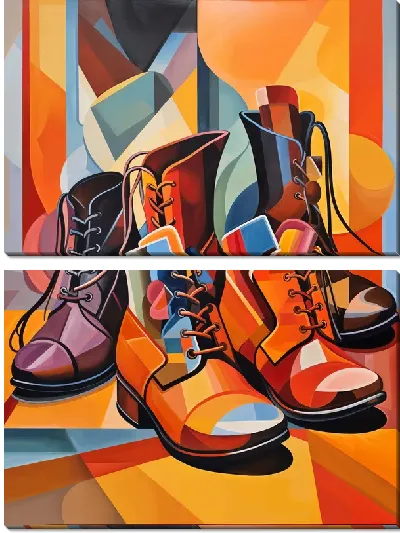 Модульная картина Мужская обувь №28