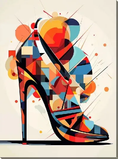 Картина маслом Туфли №35