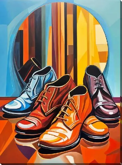 Картина маслом Мужские туфли №37