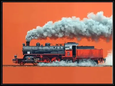 Картина Паровоз №191