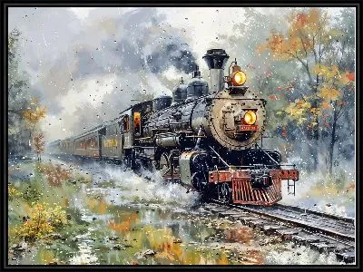Картина Паровоз №281