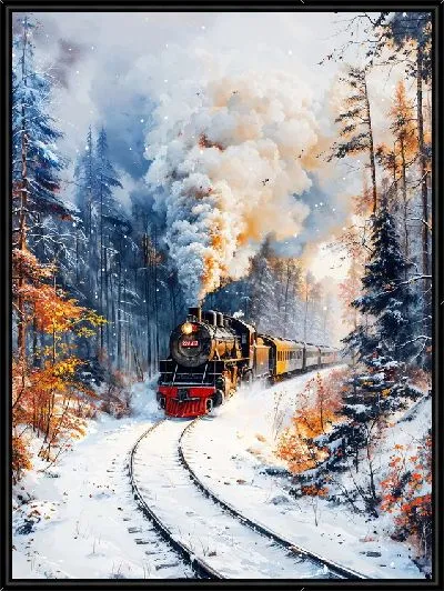 Картина Паровоз №321
