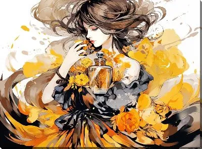 Картина маслом Духи №34