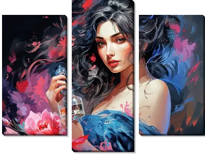 Модульная картина Парфюм №2