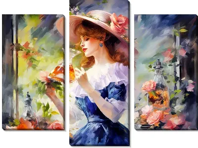 Модульная картина Парфюм №9