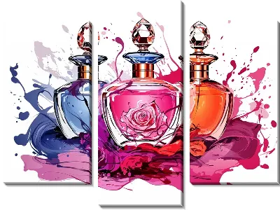 Модульная картина Парфюм №13