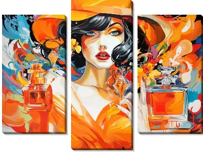 Модульная картина Парфюм №15
