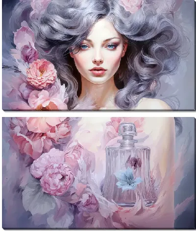 Модульная картина Парфюм №17