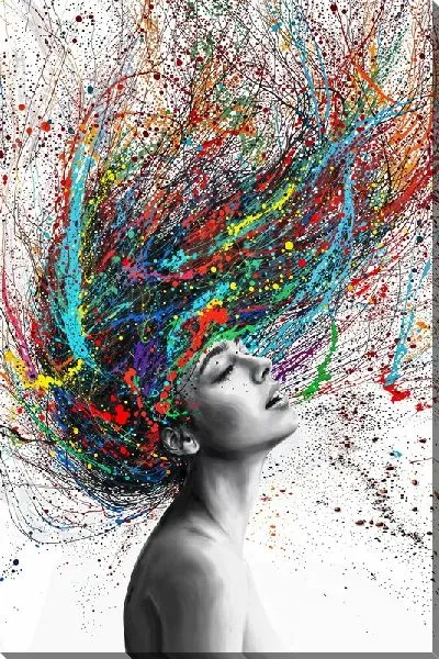 Постер Всплеск волос