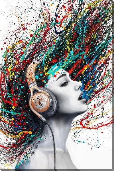 Картина маслом Всплеск музыки