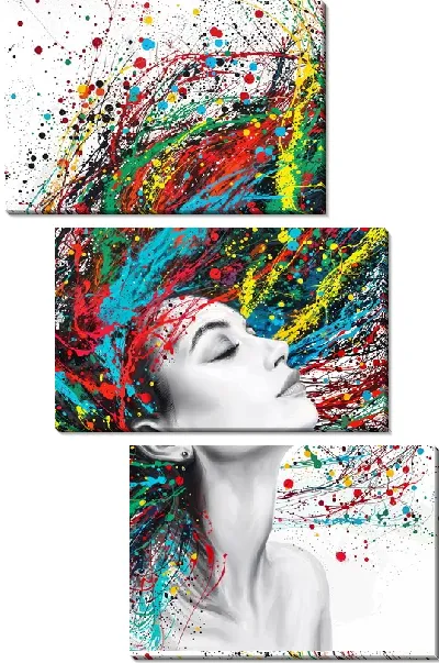 Модульная картина Релакс арт-брызг