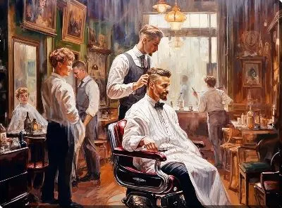 Постер День в барбершопе