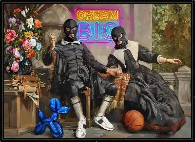 Граф и графиня в масках