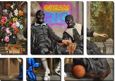 Граф и графиня в масках