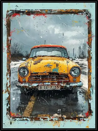 Картина Ретро автомобиль №231
