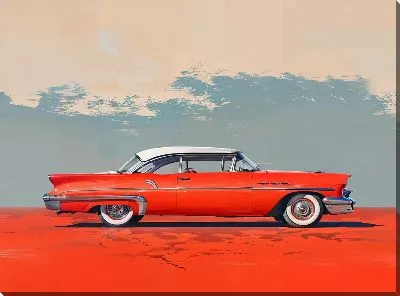 Картина маслом Ретро автомобиль №254