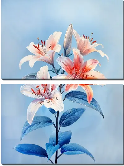 Модульная картина Лилии №714