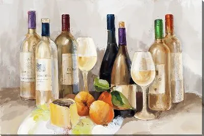 Постер Сыр и вино №1