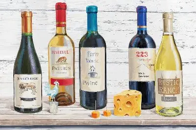 Плакат Сыр и вино №6