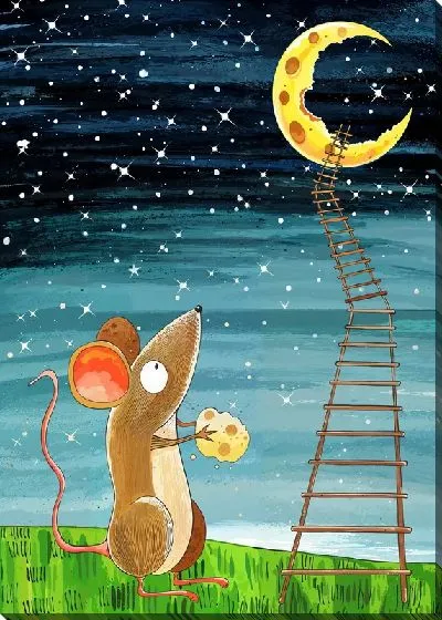 Постер Сыр и мышка