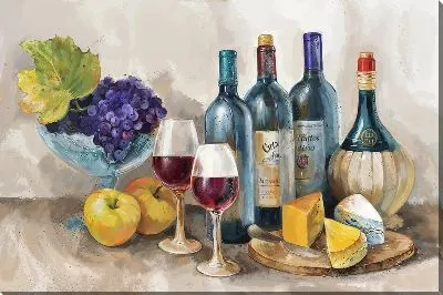 Постер Сыр и вино №14