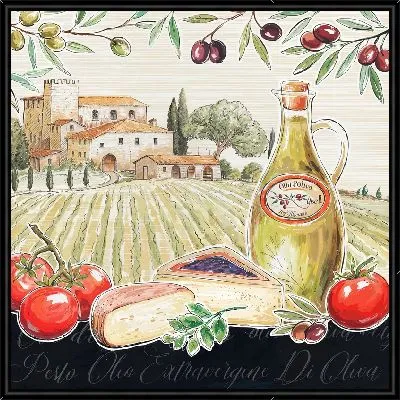 Сыр, оливки и томаты №15