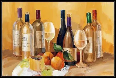 Картина Сыр и вино №20
