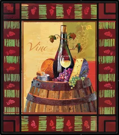 Картина Сыр и вино №21