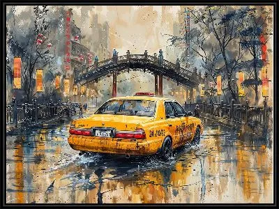 Картина Такси №23