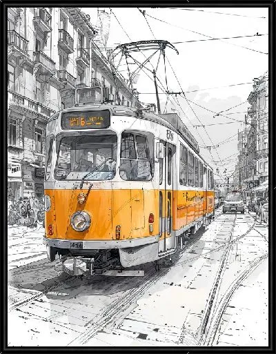 Картина Трамвай №61