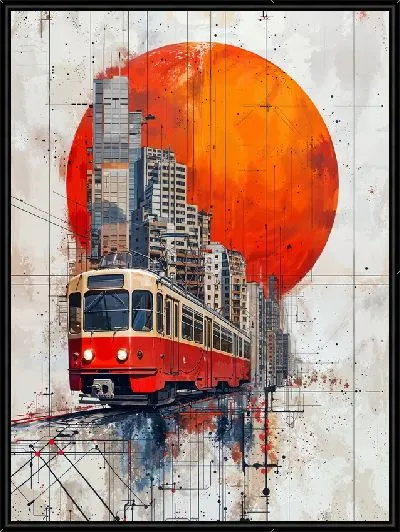 Картина Трамвай №23