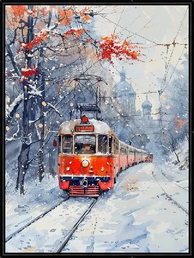 Картина Трамвай №24