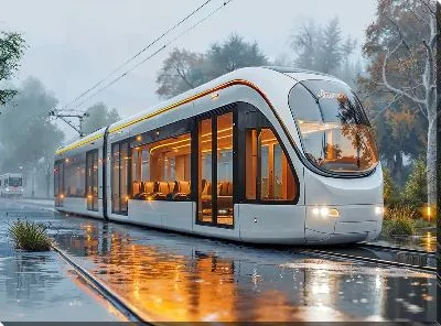 Картина маслом Трамвай №34