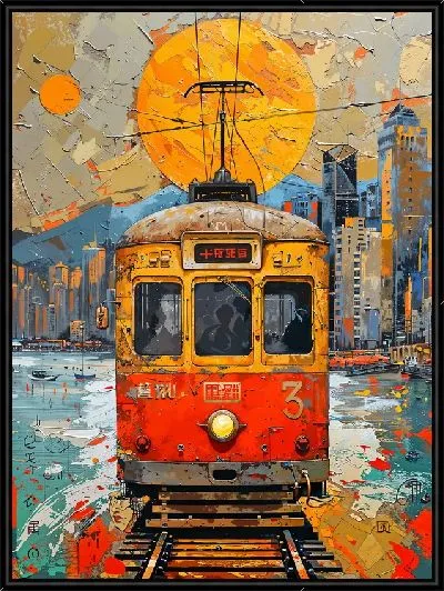 Картина Трамвай №36