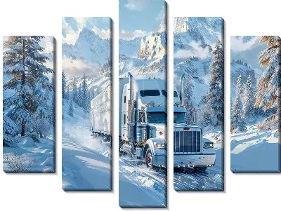 Модульная картина Грузовик №31