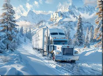 Картина маслом Грузовик №31