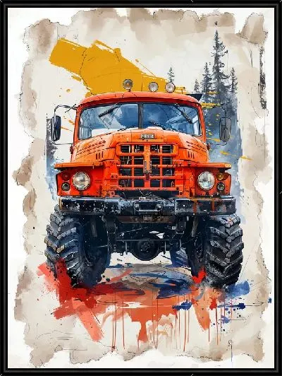 Картина Грузовик №151